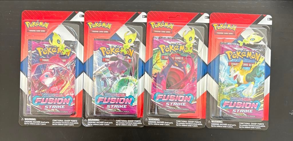 Pokémon Fusion Strike & Chilling Reign Blister Packs Set, Ophalen, Nieuw, Booster