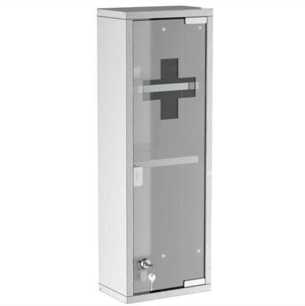 EHBO Medicijnkastje RVS met slot - 58x20x12 cm NIEUW, Nieuw, Ophalen of Verzenden, A, A