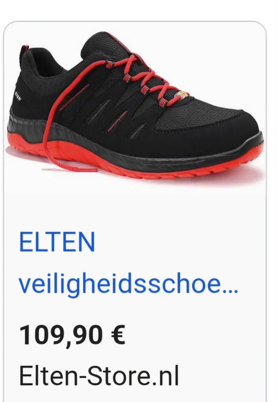 ELTEN veiligheidsschoenen maat 44, zo goed als nieuw, Ophalen, Zwart, ELTEN, Zo goed als nieuw