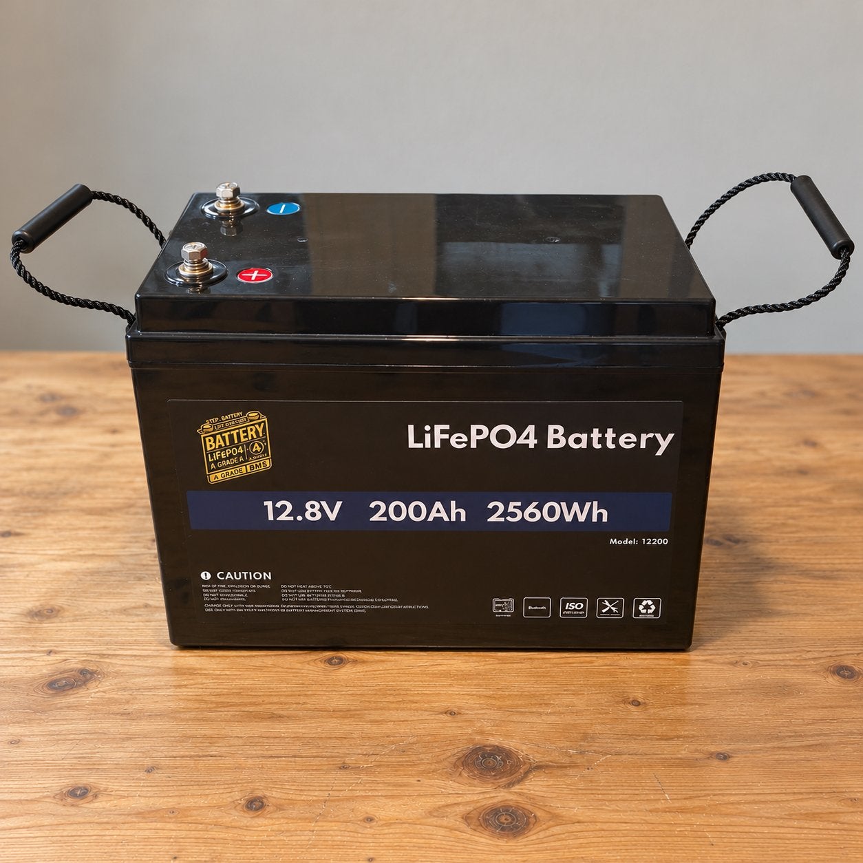 12V 200Ah LiFePO4 accu Smart BMS Bluetooth | StefBattery, Ophalen of Verzenden, Nieuw