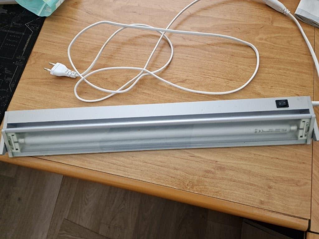 Onderbouw TL-lamp voor keuken of werkplek, Overige typen, Ophalen of Verzenden, Zo goed als nieuw, Grijs