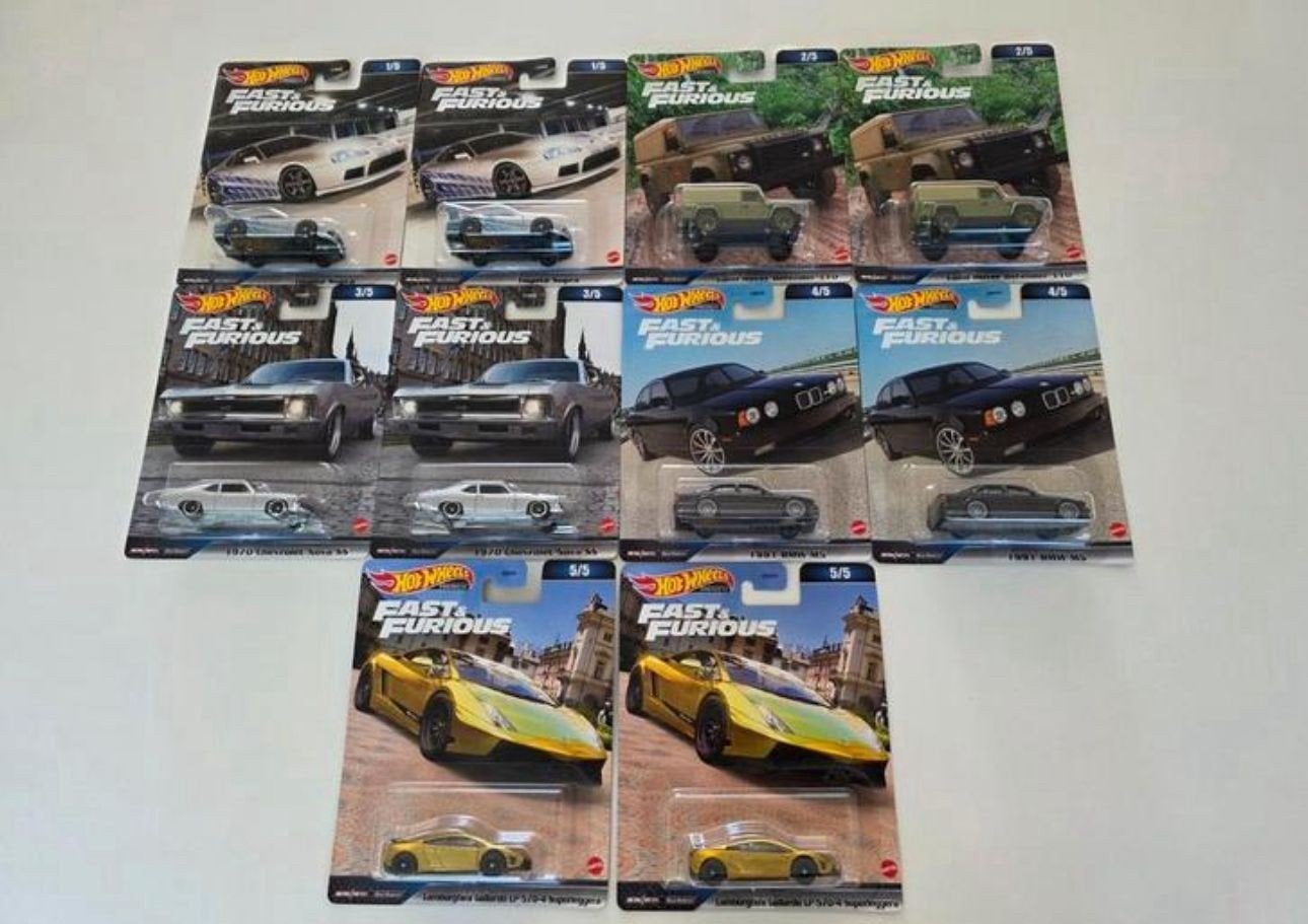 Hot Wheels Fast & Furious Premium Complete Sets (6 sets), Ophalen of Verzenden, Nieuw, Auto