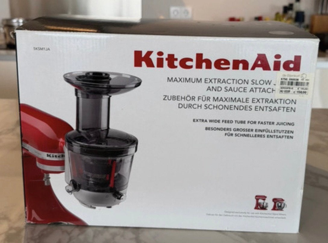 Kitchenaid slowjuicer nieuw in doos, Witgoed en Apparatuur, Juicers, Ophalen of Verzenden, Nieuw, Elektrisch, Slowjuicer