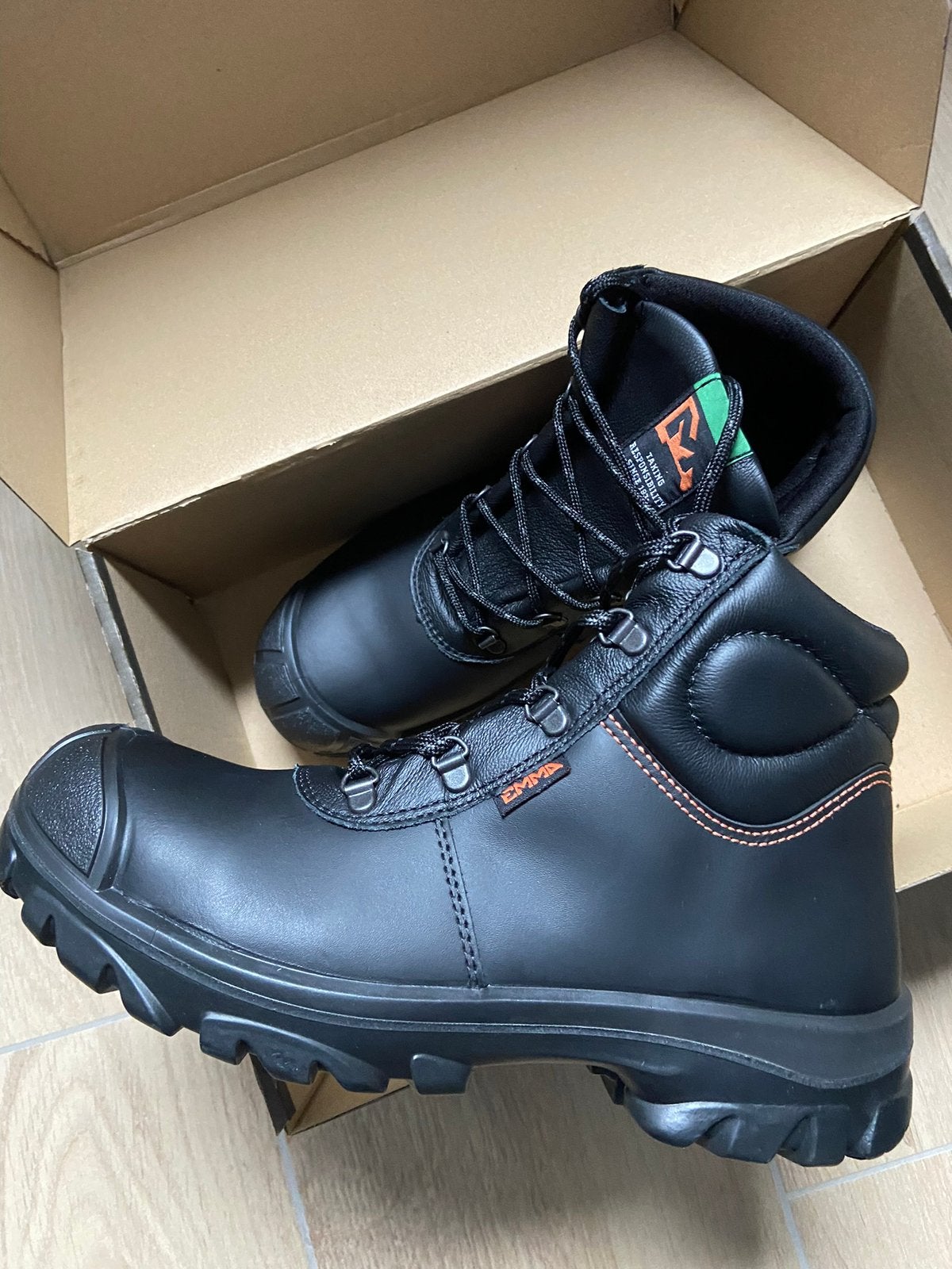 Emma Lukas 42 NIEUW S3 werkschoenen veiligheidsschoenen, Verzenden, Zwart, Nieuw, Werkschoenen