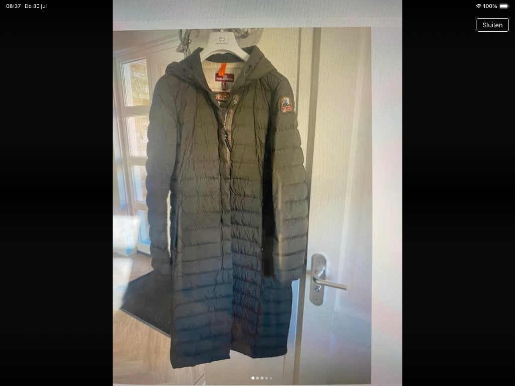 Parajumpers damesjas, Kleding | Dames, Maat 42/44 (L), Zo goed als nieuw, Groen, Parajumpers