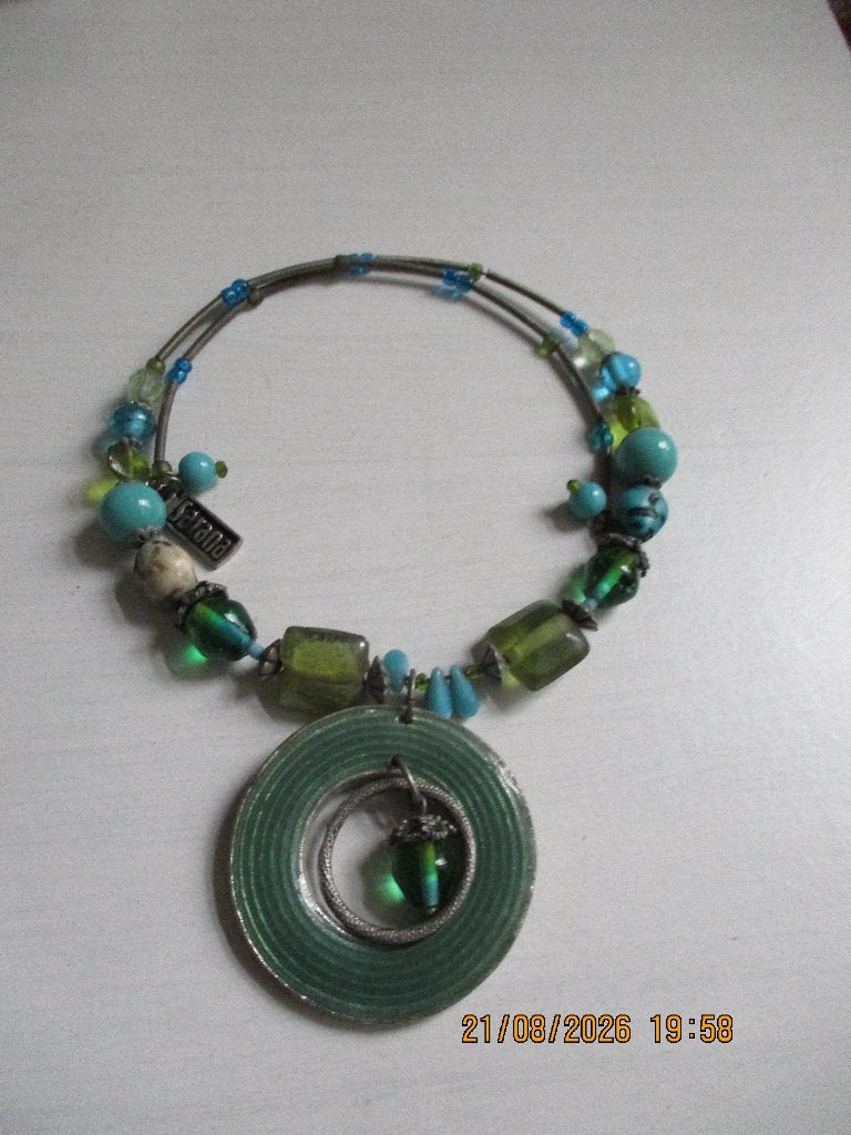 sieraden Ketting Sarana gemerkt verschillende kleuren., Ophalen of Verzenden, Overige materialen, Ketting
