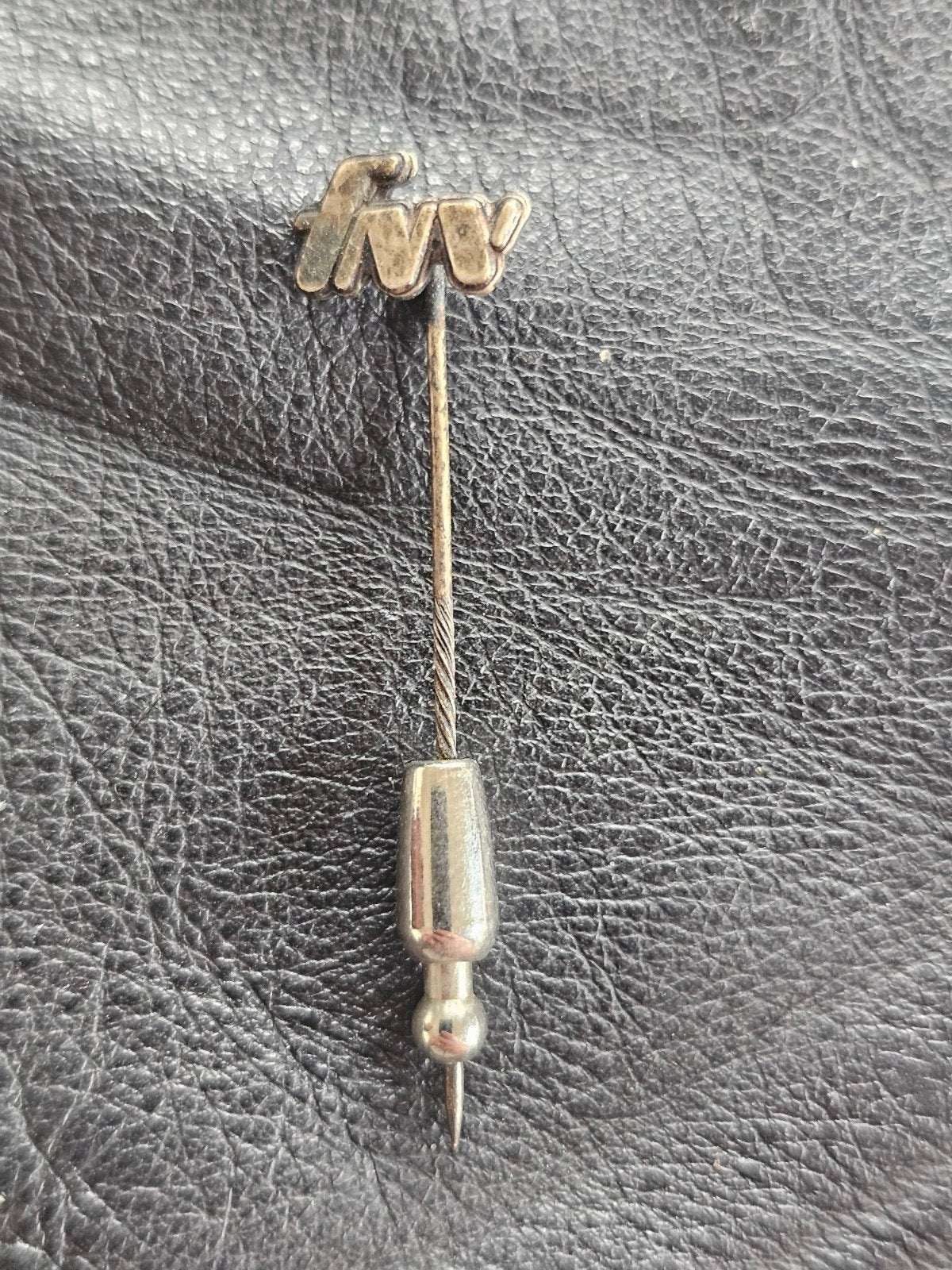 Zilveren FNV Speld - Vintage Vakbond Pin, Ophalen of Verzenden, Gebruikt, Overige onderwerpen, Speldje of Pin