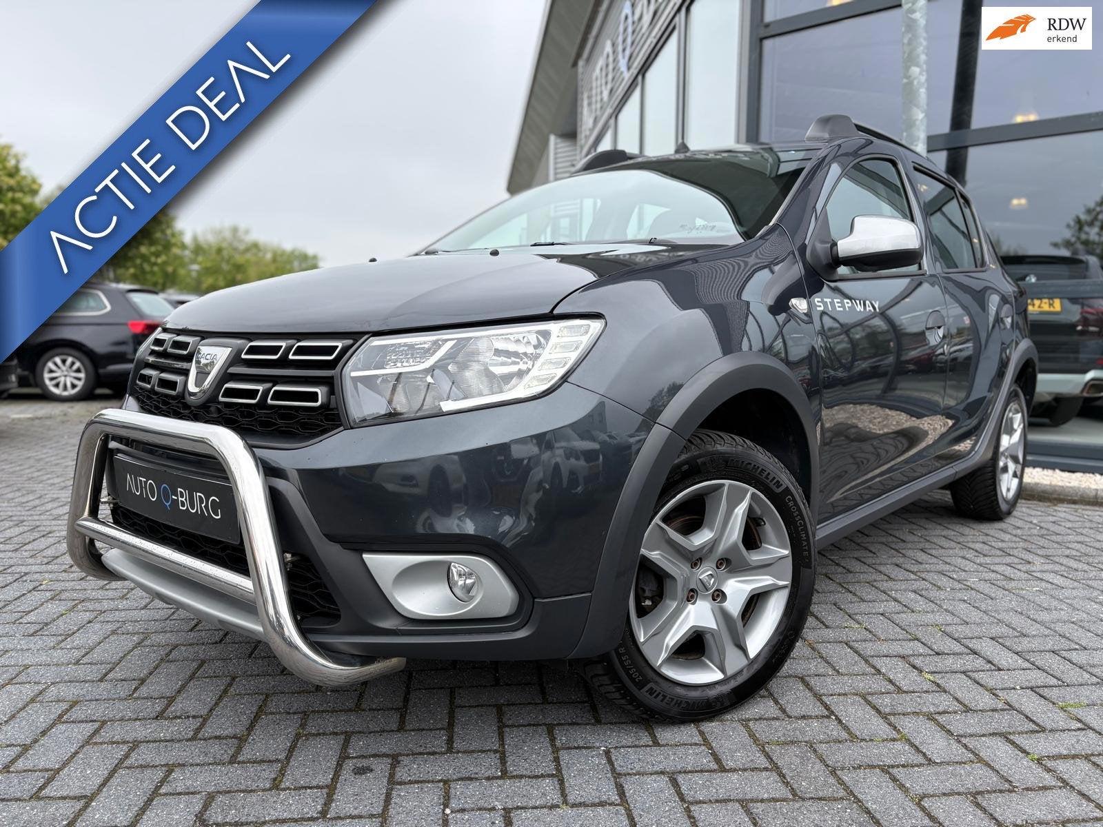 Dacia Sandero 1.0 TCe Stepway Plus | Airco | Cruise | Navi |, Auto's, Dealer onderhouden, Stof, Gebruikt, 100 pk