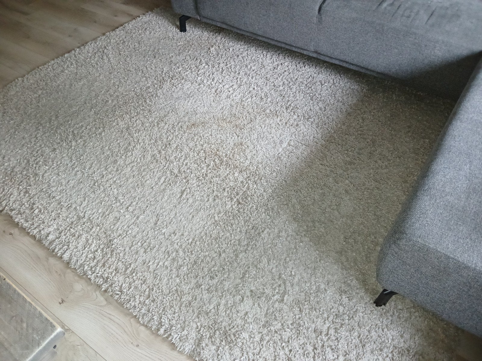 Vloerkleed beige 160 x 230 cm, Ophalen, Gebruikt, Beige, 150 tot 200 cm