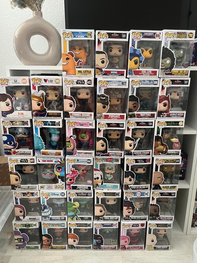 Grote collectie Funko Pop! figuren (diverse series), Ophalen of Verzenden, Zo goed als nieuw