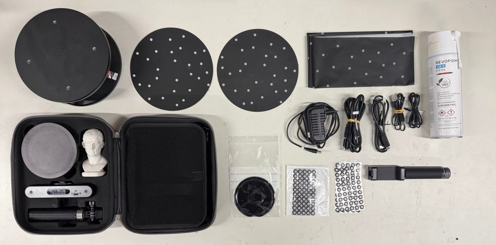 Revopoint POP 3 Plus 3D-scanner incl. veel accessoires, Ophalen