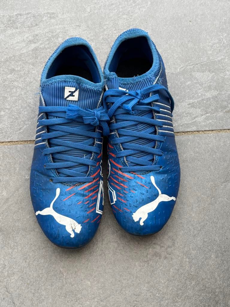 Blauwe Puma Future voetbalschoenen - Maat 37, Ophalen of Verzenden, Gebruikt, Schoenen
