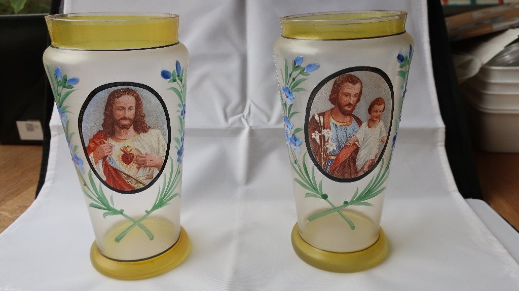 Heilig hart vaasjes, Ophalen of Verzenden