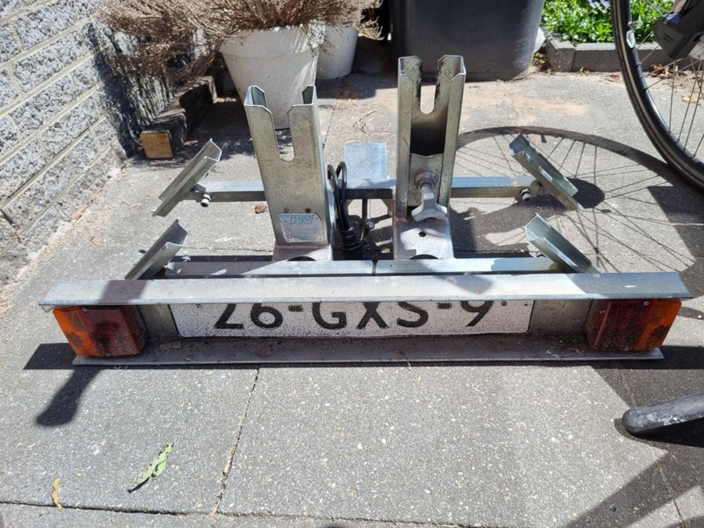 Aluminium Fietsendrager voor Trekhaak - 2 Fietsen, Ophalen, 2 fietsen, Gebruikt, Trekhaakdrager