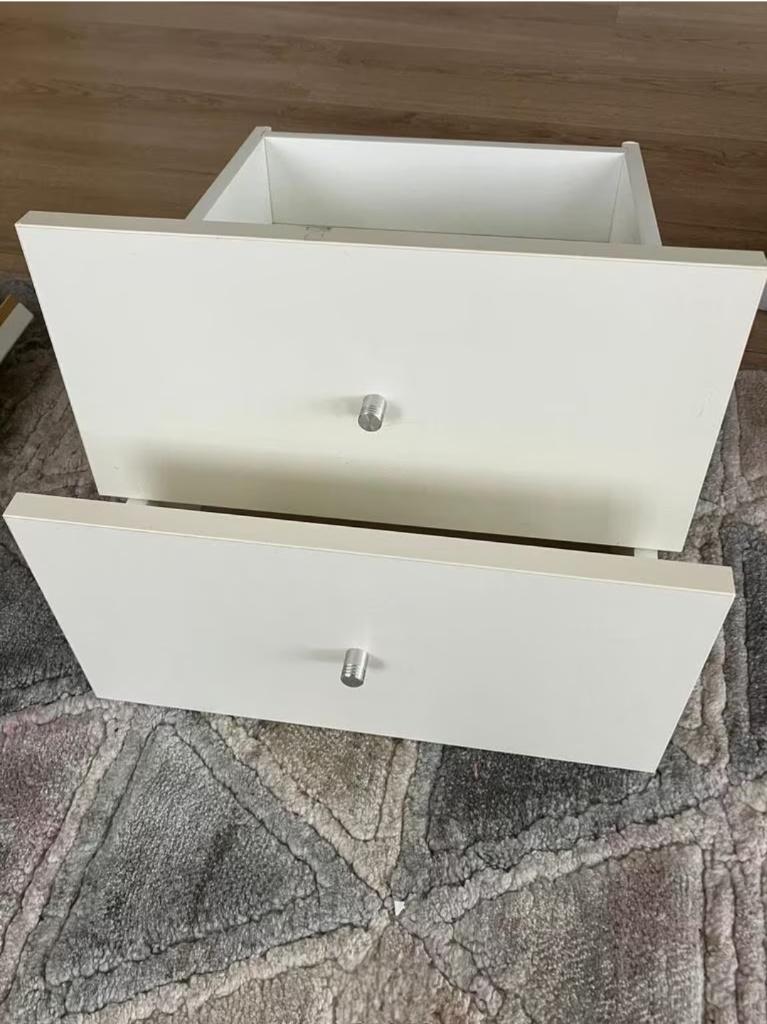 4x LADEN inc. Inzetten wit Kallax Ikea o.a. hoogglans, Ophalen, Zo goed als nieuw