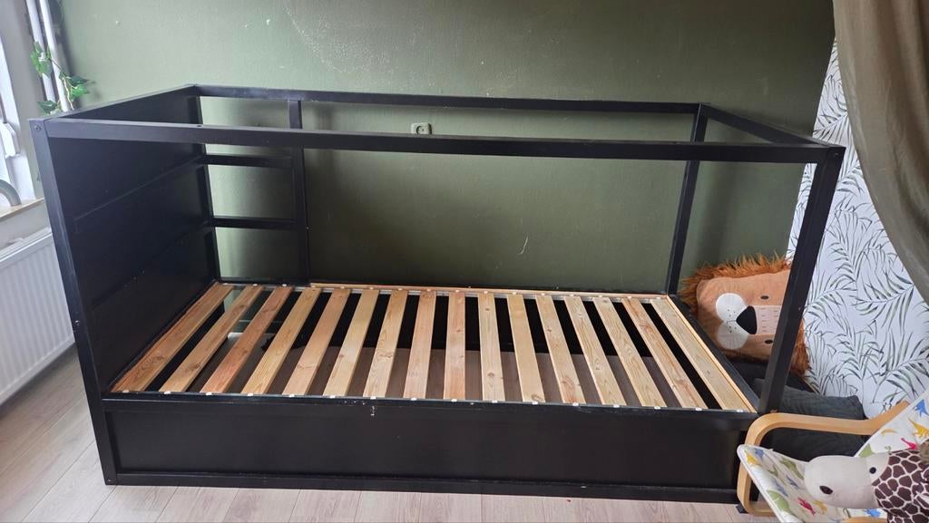 IKEA omkeerbaar bed (hoogslaper/normaal) met matras, Ophalen