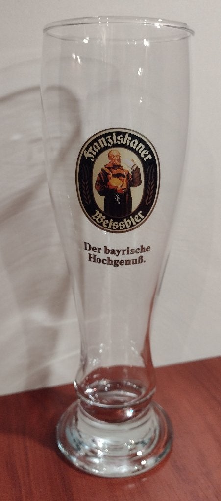 Franziskaner Weissbier Glas 50cl., Verzamelen, Ophalen of Verzenden, Gebruikt, Glas of Glazen, Overige merken