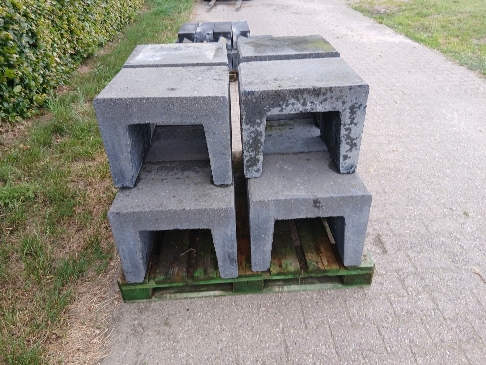 U-Steen antrasiet  poeren antrasiet, Tuin en Terras, Grind, Keien en Split, Ophalen of Verzenden, Gebruikt, Antraciet, Overige typen