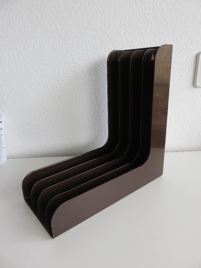 lp houder bruin kunststof LP rack voor vinyl platen, Cd's en Dvd's, Vinyl | Overige Vinyl, Ophalen of Verzenden, Zo goed als nieuw