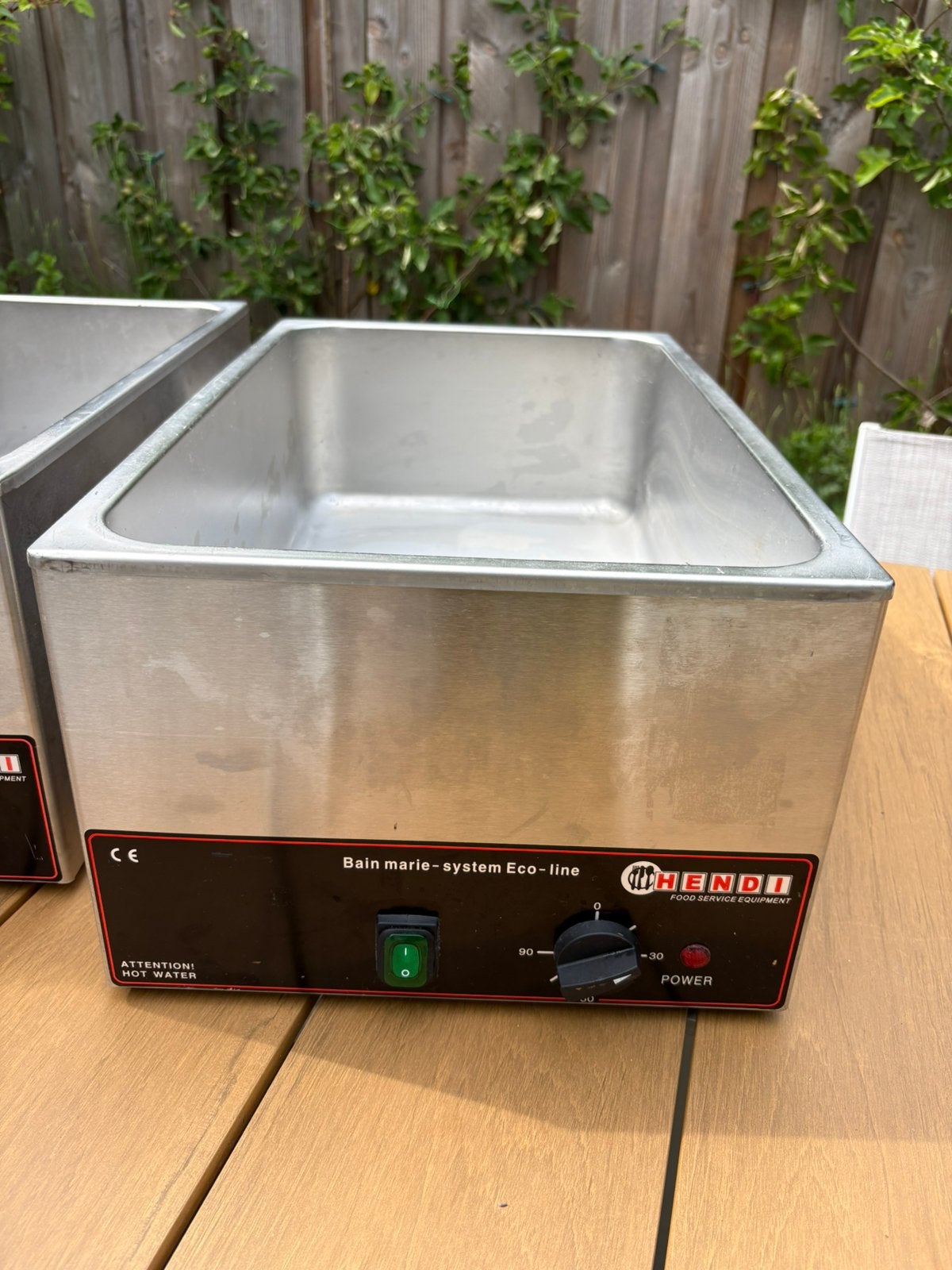 Hendi Bain Marie 2x, Ophalen, Fornuis, Frituur en Grillen