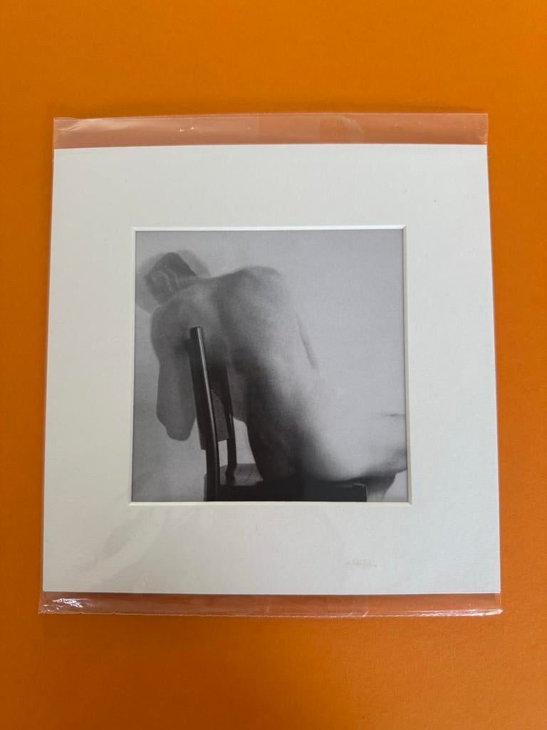 Vintage Zwart-Wit Naaktfoto - Mannelijke Figuurstudie, Ophalen of Verzenden