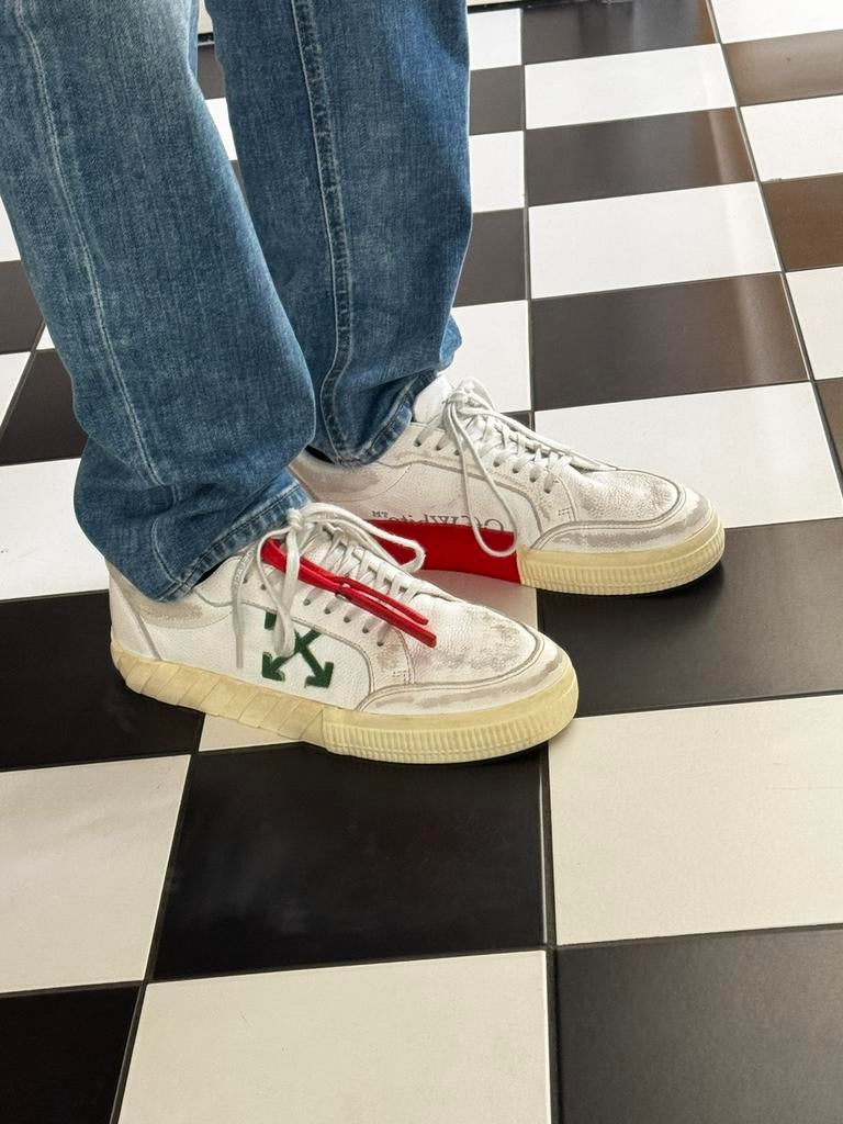 Off White Vulcanized low schoenen, Kleding | Heren, Schoenen, Nieuw, Sneakers of Gympen, Wit, Ophalen of Verzenden