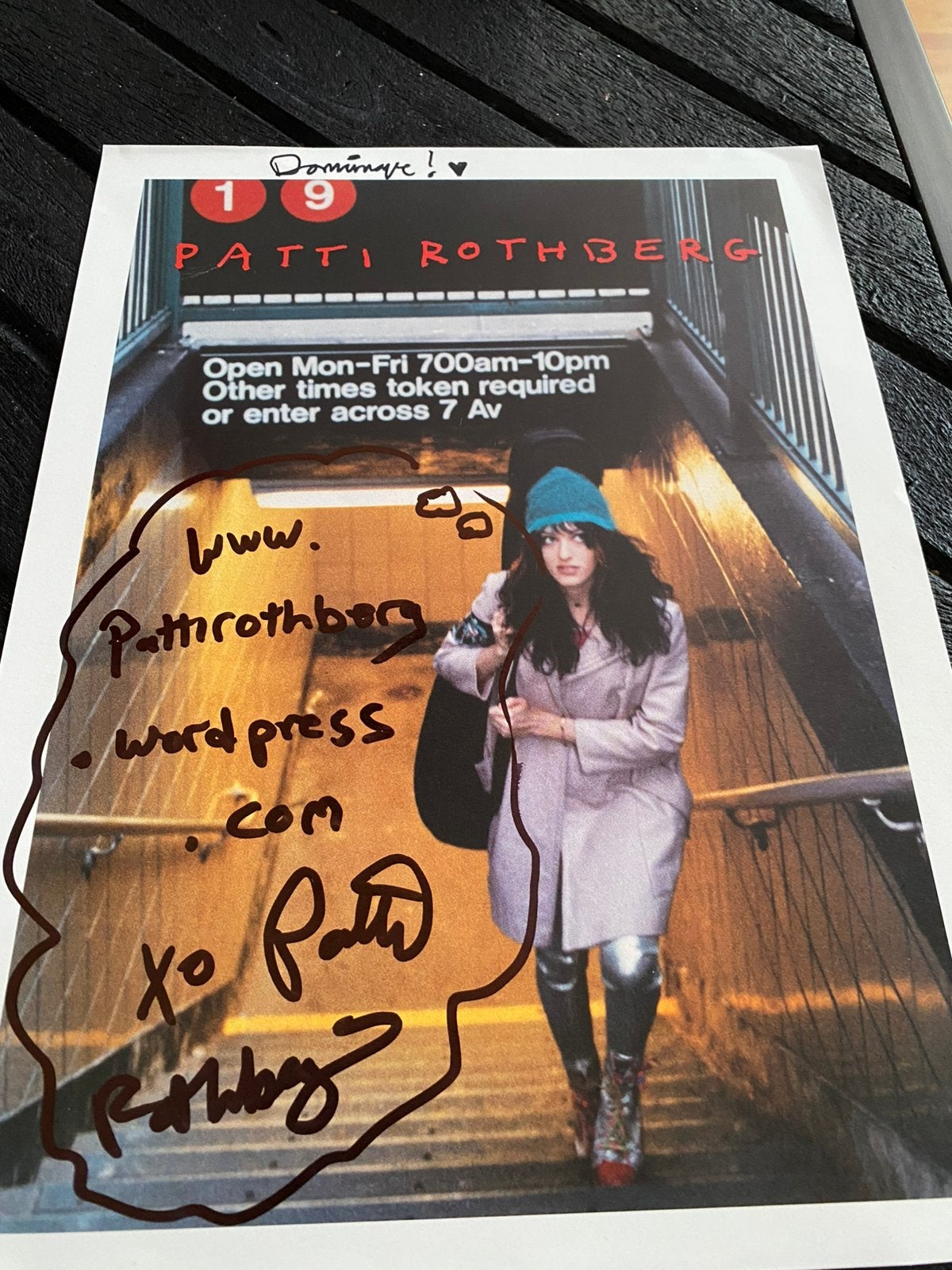 Filmster handtekening rothberg, Verzamelen, Muziek, Artiesten en Beroemdheden, Ophalen of Verzenden, Zo goed als nieuw, Foto of Kaart