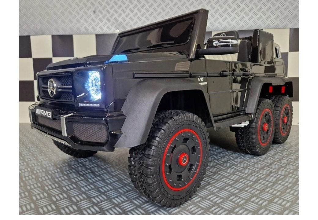Mercedes-Benz G63 AMG 6x6 Kinderauto Elektrisch Zwart, Ophalen, Nieuw, Afstandsbediening