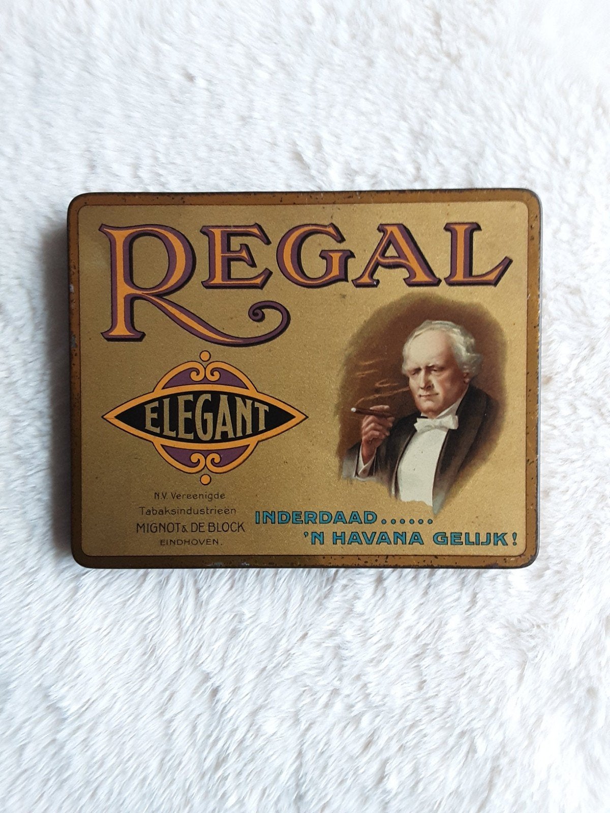 SIGARENBLIKJE REGAL ( ELEGANT ), Ophalen of Verzenden, Gebruikt, Overige