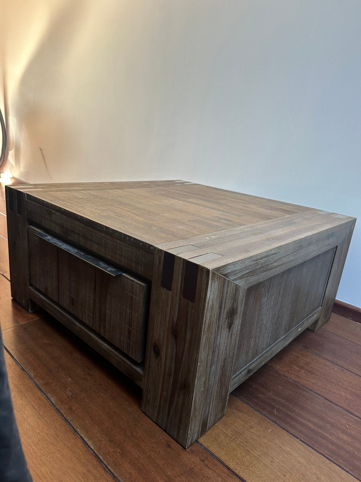 Bassano salontafel warm grey, Huis en Inrichting, Ophalen, 100 tot 150 cm, 50 tot 100 cm, Zo goed als nieuw