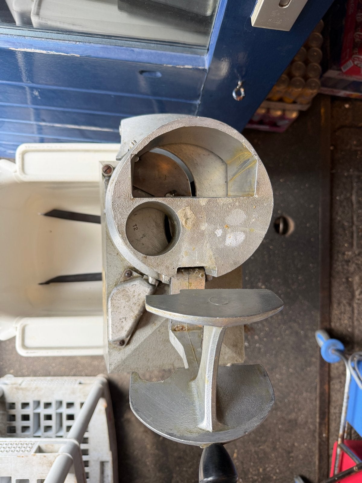 Vintage professionele groentesnijder/foodprocessor, Witgoed en Apparatuur, Keukenmixers, Minder dan 1 liter, Ophalen of Verzenden