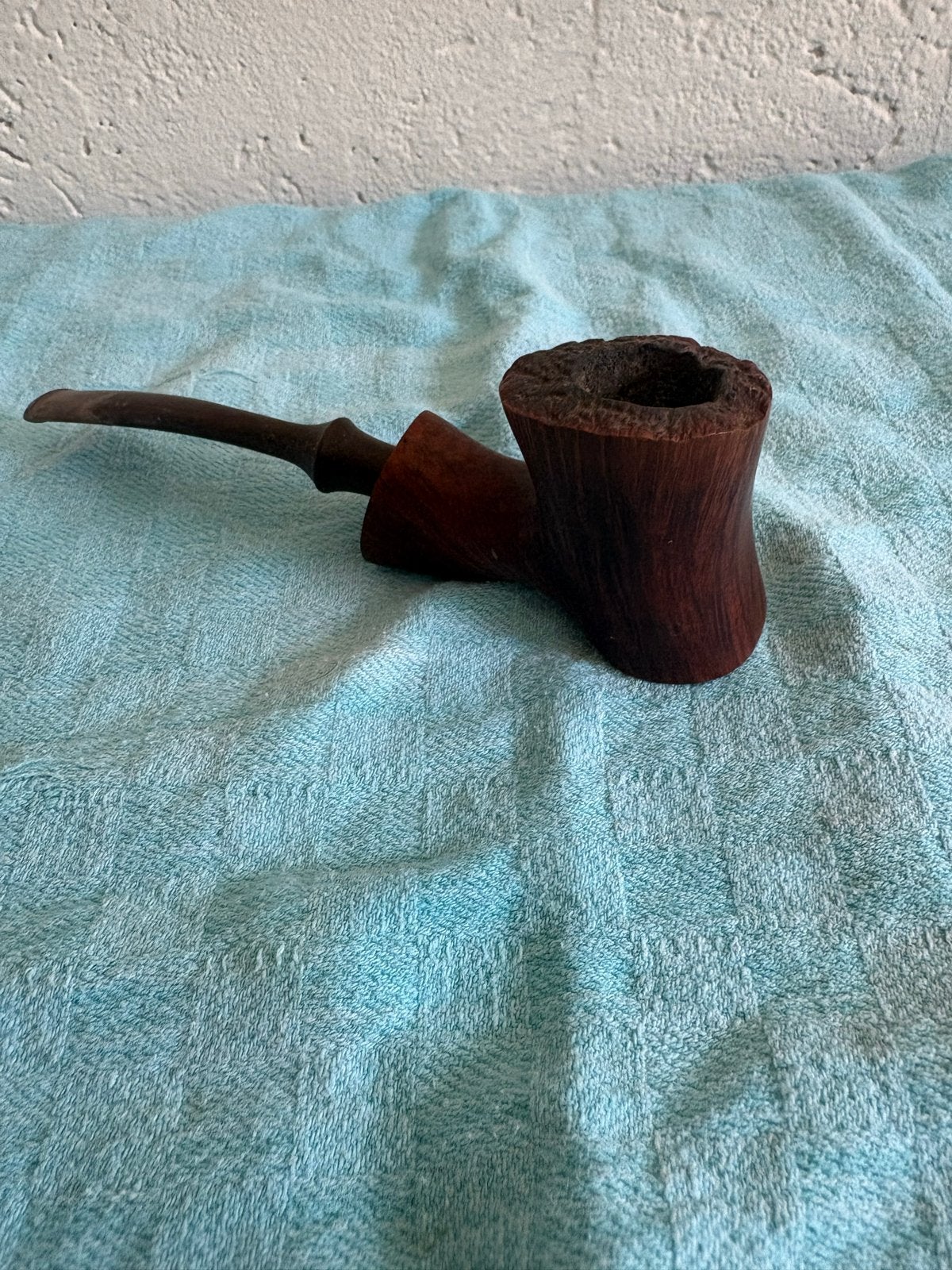 Vintage houten pijp - Handgemaakt, Verzamelen, Rookartikelen, Aanstekers en Luciferdoosjes, Ophalen, Gebruikt, (Water)pijp