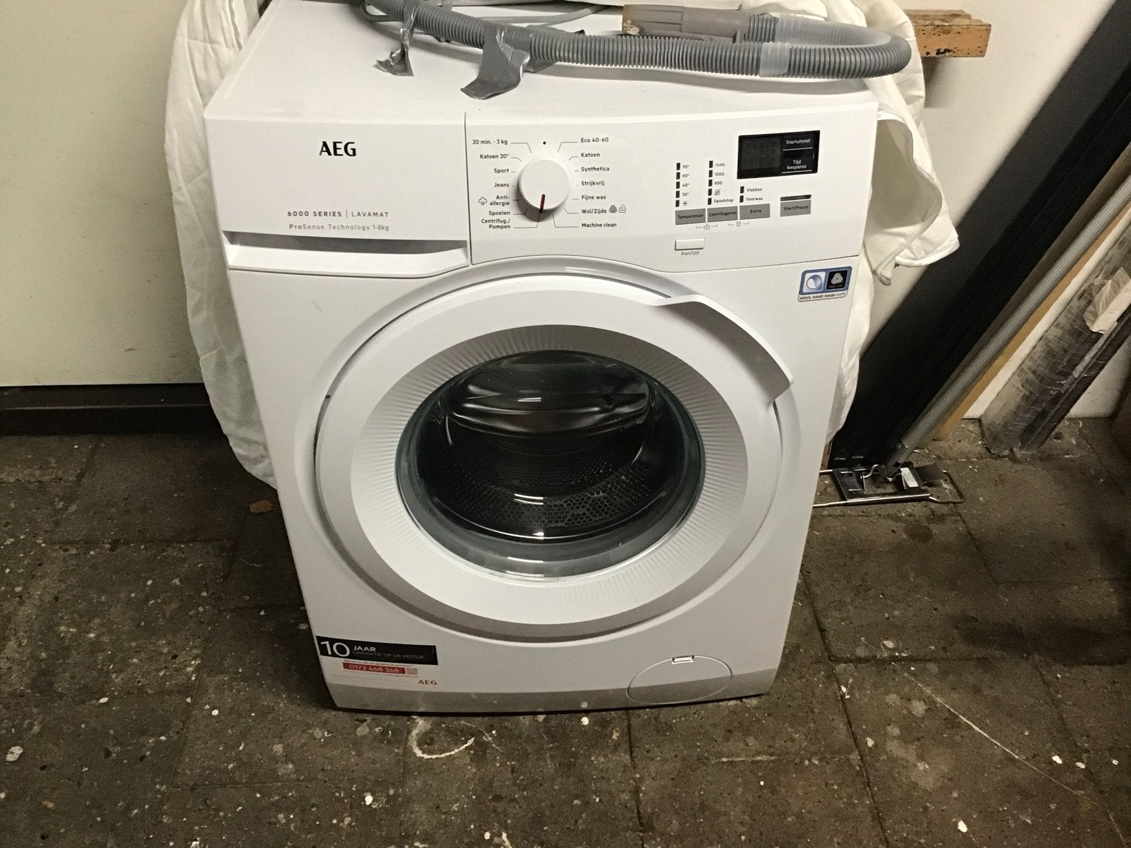 AEG 8000 Serie Lavamat Wasmachine 8 kg, Witgoed en Apparatuur, Ophalen, Zo goed als nieuw, 85 tot 90 cm, 1200 tot 1600 toeren