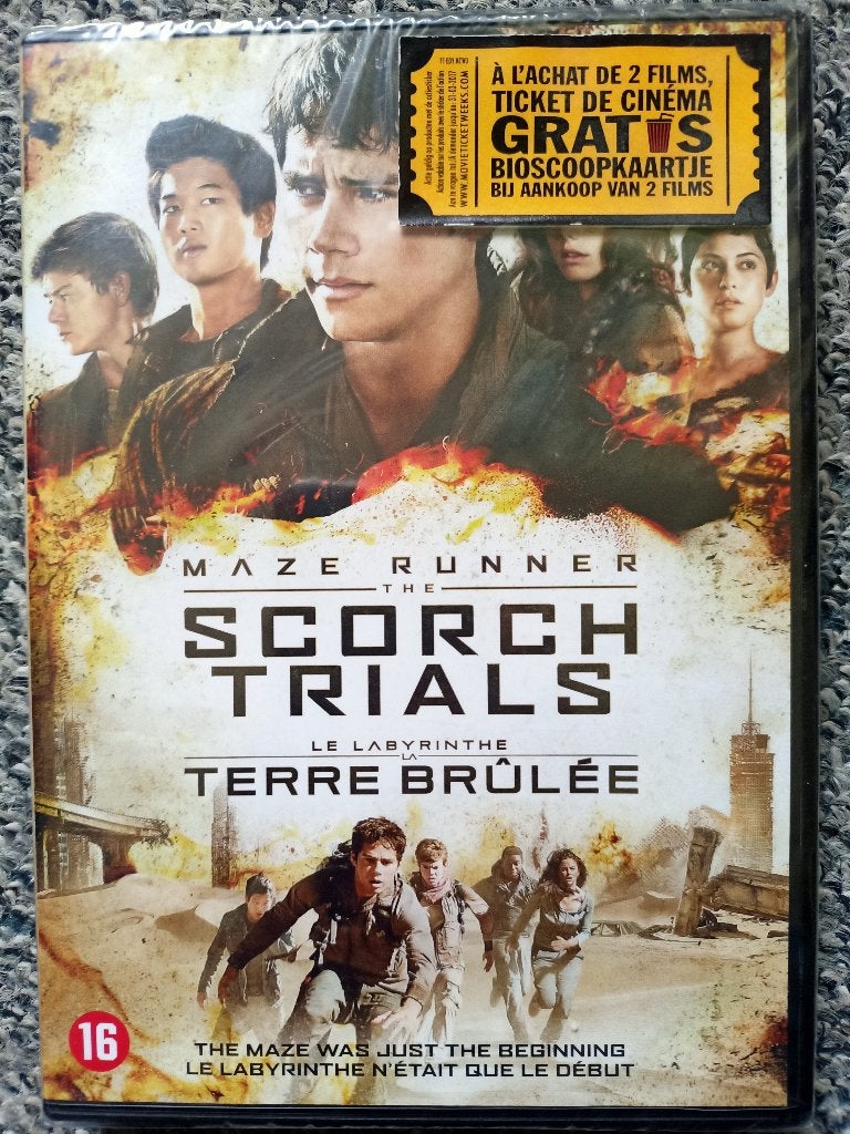 Maze Runner: The Scorch Trials DVD - Nieuw in verpakking, Alle leeftijden, Ophalen of Verzenden, Nieuw in verpakking, Nederlands
