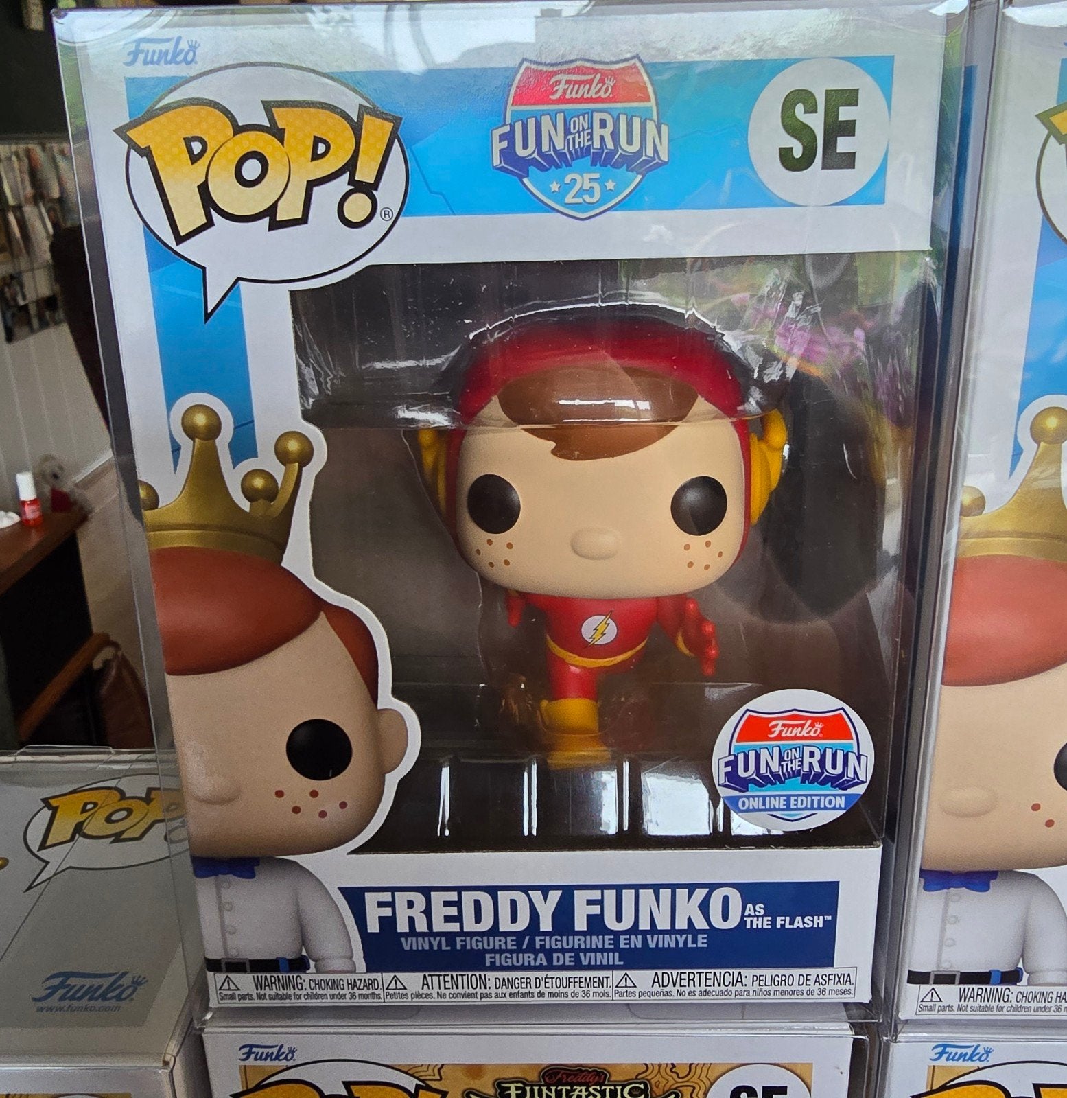 Funko Pop! SE Freddy Funko as Flash (Fun on the Run), Ophalen of Verzenden