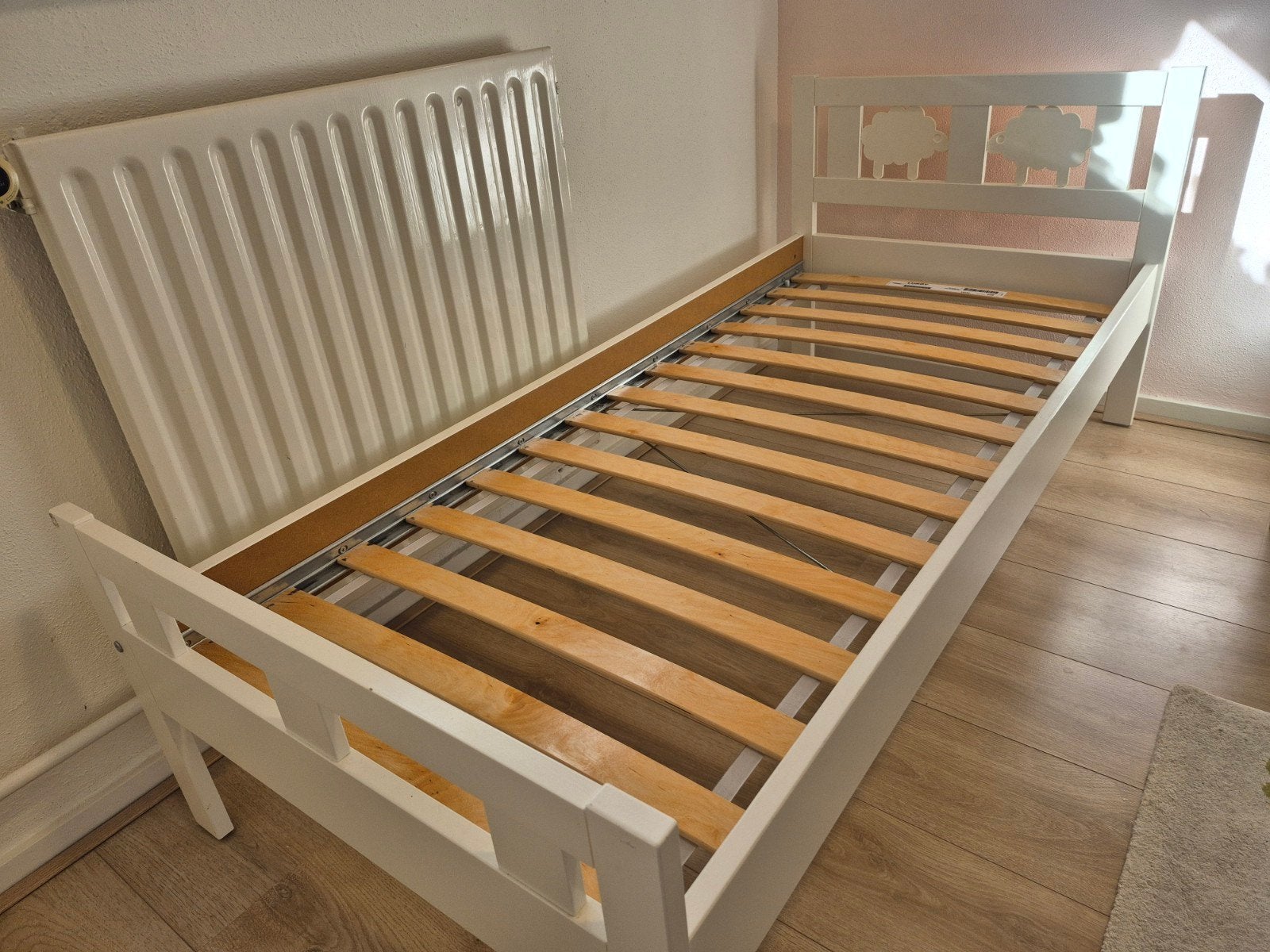 2x Ikea Kritter kinderbed 70x160 cm, Ophalen, Gebruikt, 70 tot 85 cm, Lattenbodem