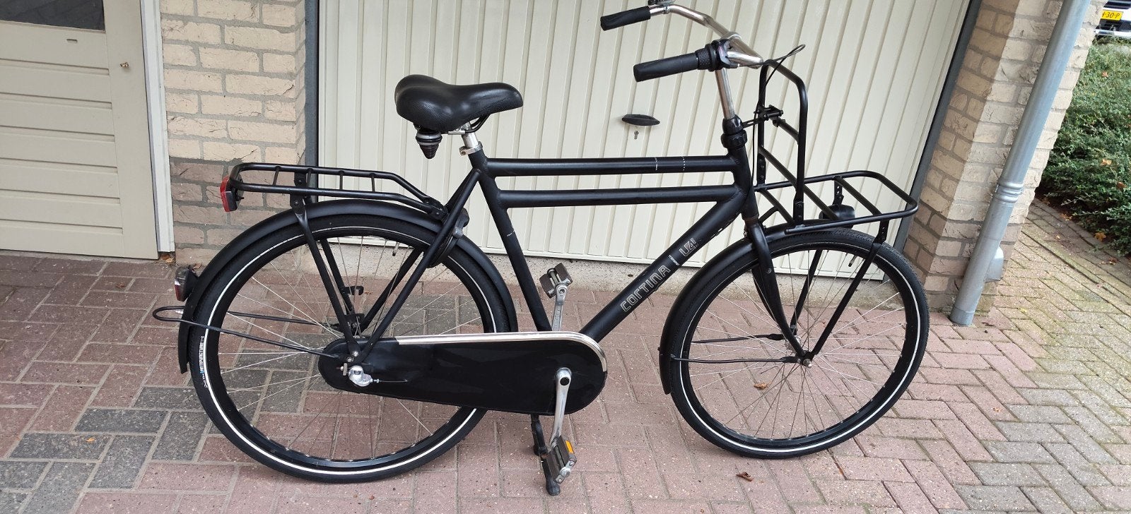Cortina U4 H61 Herenfiets - Mat Zwart, Overige merken, Gebruikt, Versnellingen, Ophalen of Verzenden