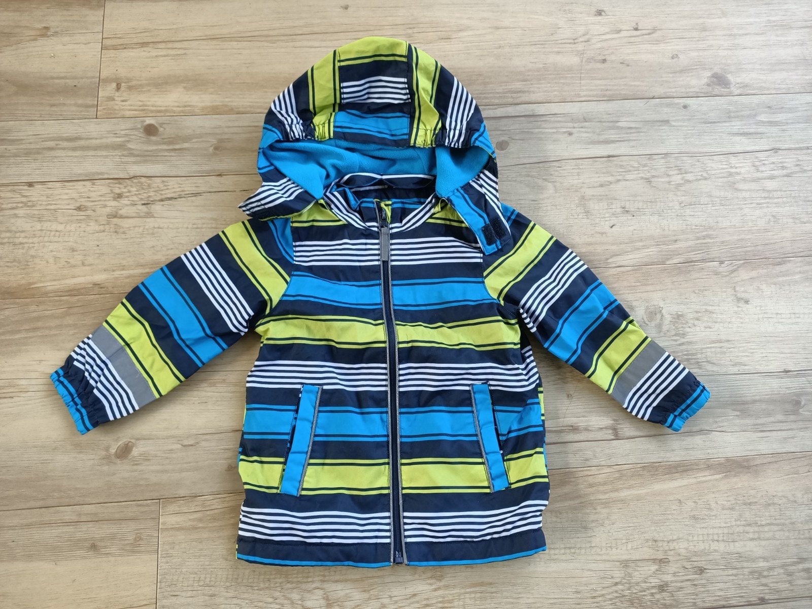 Vrolijke gestreepte Topomini zomerjas maat 92, Kinderen en Baby's, Kinderkleding | Maat 92, Ophalen of Verzenden, Jongen, Jas