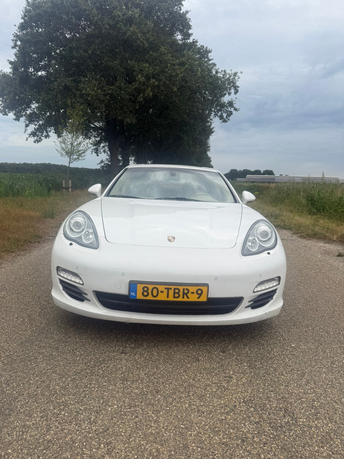 Porsche Panamera 3.0 Diesel Tiptronic S 2012 Wit, Auto's, Automaat, 241 €/maand, 4 stoelen, Wit