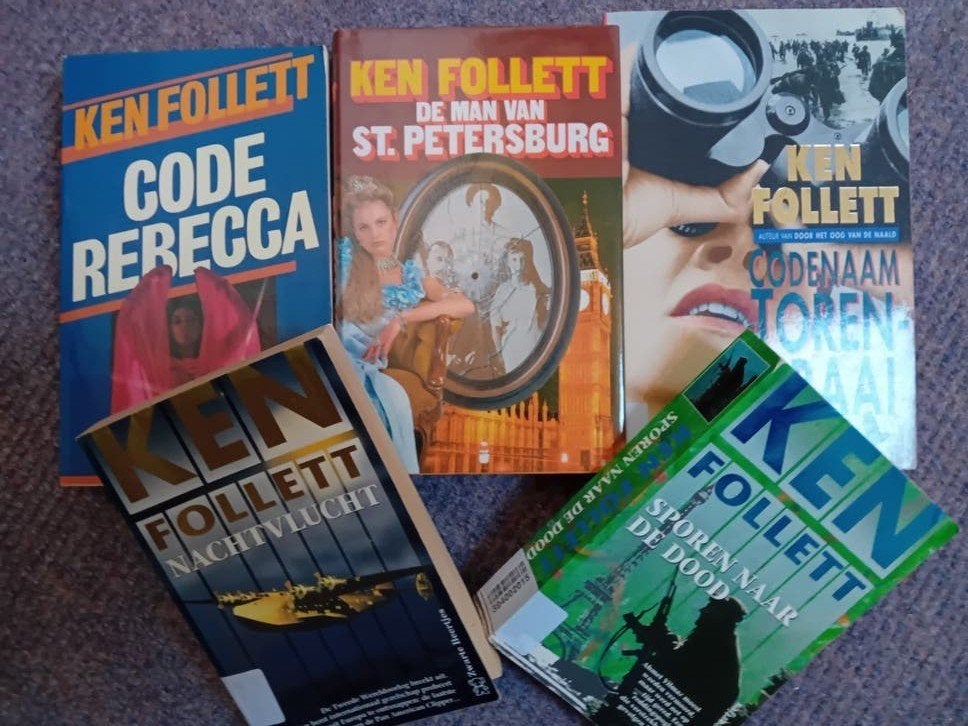 Ken Follett Boeken - Spanning en Avontuur (5 stuks), Boeken, Ophalen, Gelezen, Ken Follett