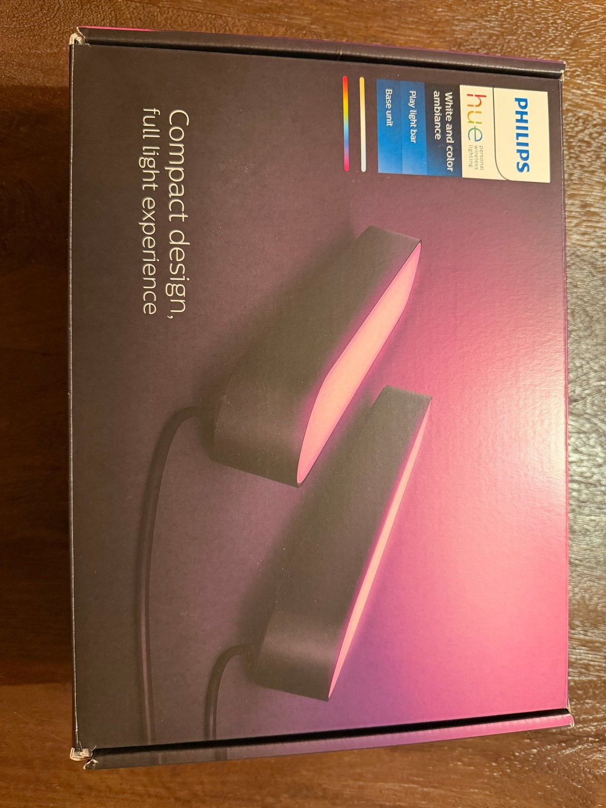 Philips Hue Play Light Bar - Compact design, full light, Ophalen, Led-lamp, Zo goed als nieuw, Bedienbaar via app