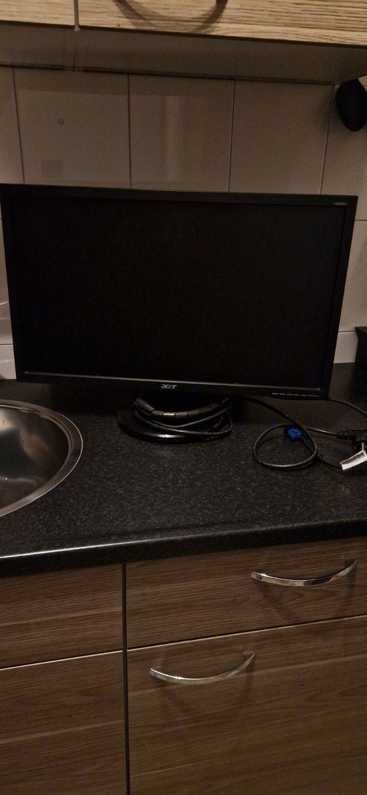 Acer V233H b LCD-monitor, Computers en Software, Monitoren, Gebruikt, Full HD, Ophalen of Verzenden, 60 Hz of minder