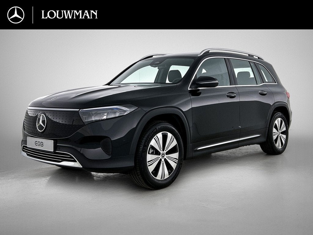 Mercedes-Benz EQB 250+ Business Solution 71 kWh | Parkeerpak, Auto's, Mercedes-Benz, 2005 kg, 190 pk, Leder en Stof, Zwart
