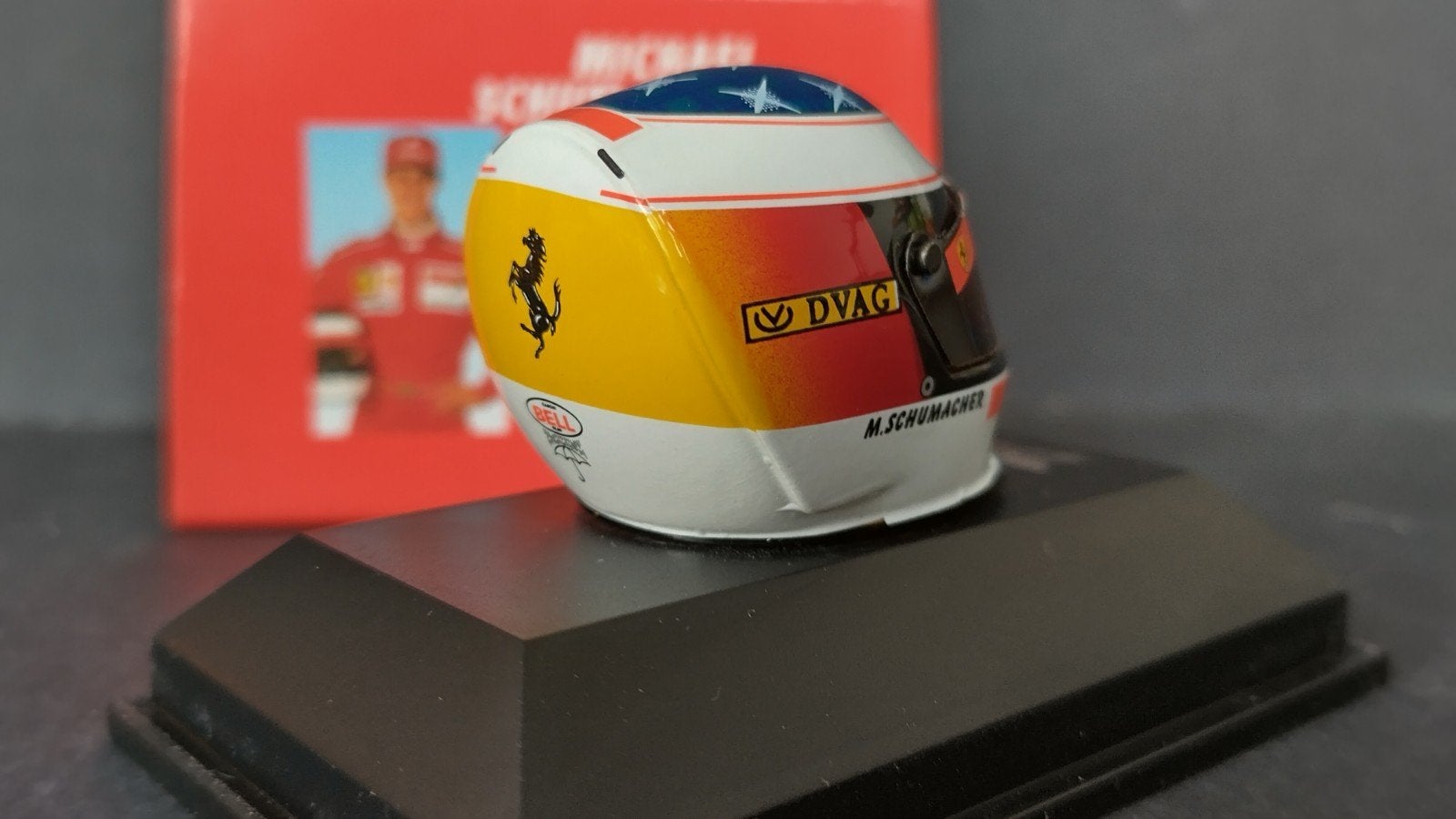 Helm Michael Schumacher Ferrari 1;8 Minichamps Pol, Hobby en Vrije tijd, Modelauto's | 1:5 tot 1:12, Verzenden, ., Nieuw, 1:5 t/m 1:8