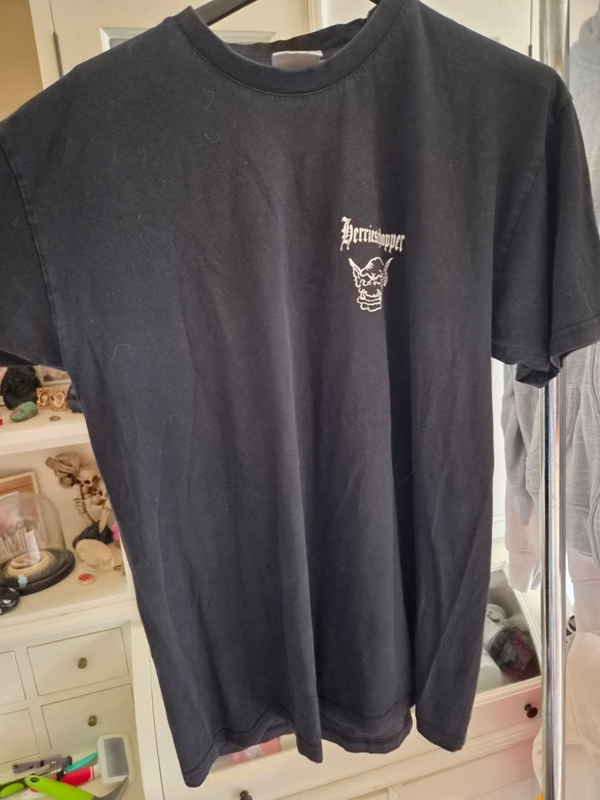 Herrieschopper Hardcore T-shirt Zwart Maat M, Maat 48/50 (M), Zwart, Ophalen of Verzenden, Herrieschopper