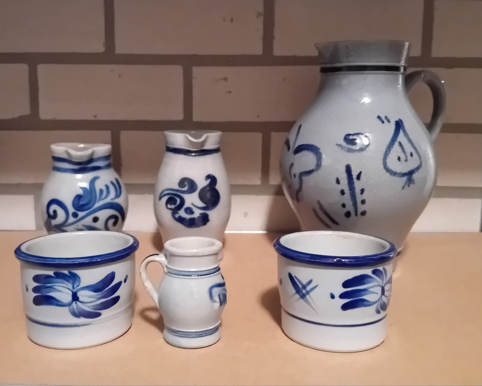 Set aardewerk potten, Ophalen, Rond, Zo goed als nieuw, Aardewerk