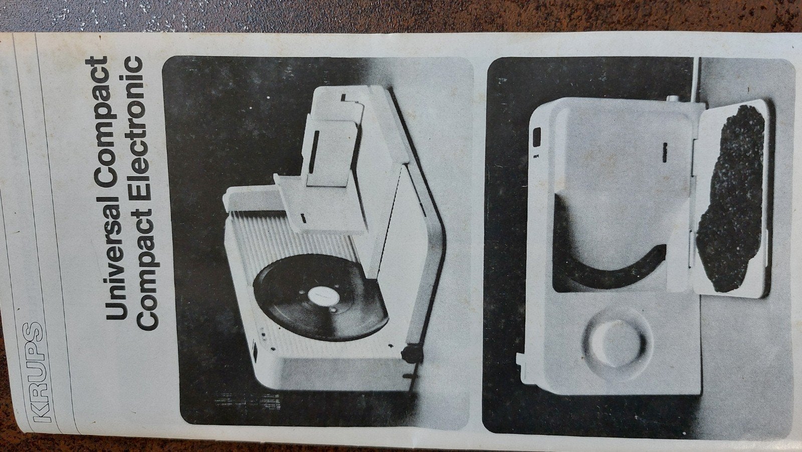 Krups Universal Compact Electronic Snijmachine, Ophalen of Verzenden, Gebruikt, 1 snelheid