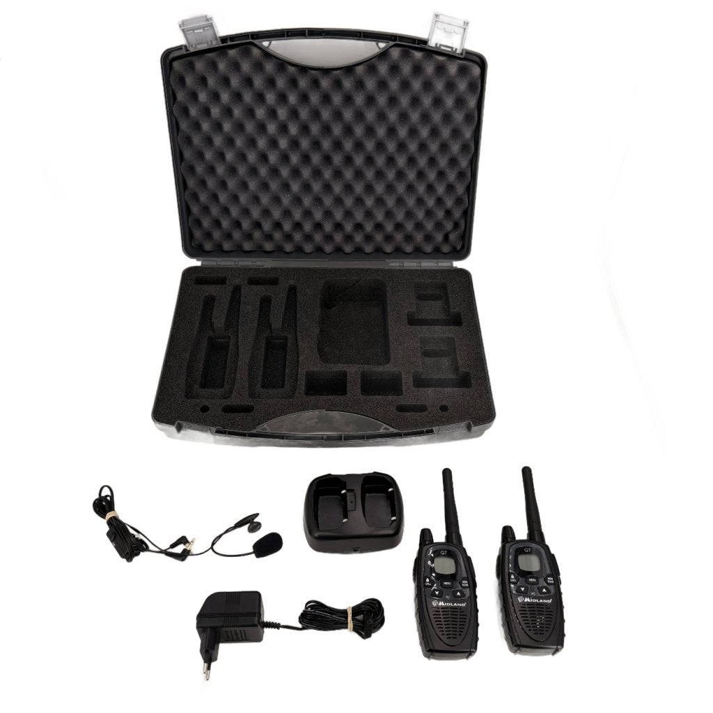 Midland G7 Pro Case Set 2 MKII Portofoon, Flex Ltd., Gebruikt, https://flex.com/contact-us, Nobelstraat 10, 5807 GA Oostrum LB, Limburg, Nederland