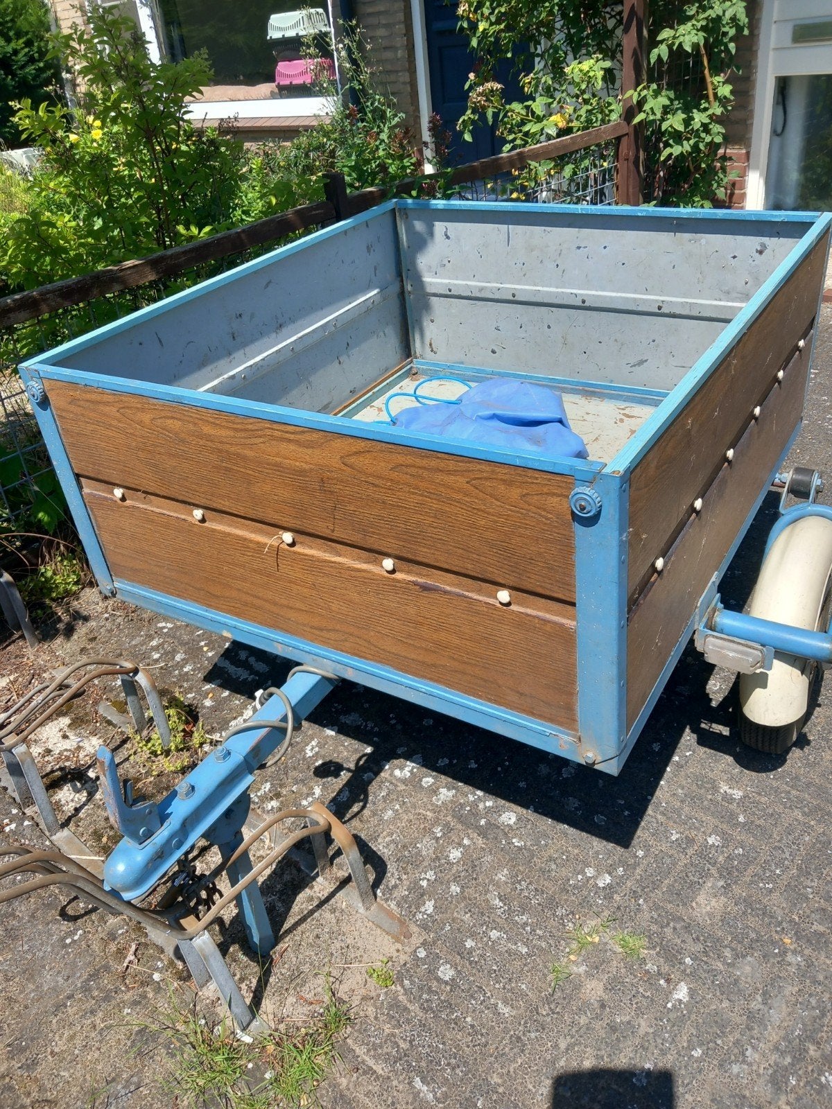 Originele Erka aanhanger met dekzeil en reservewiel, Auto diversen, Aanhangers en Bagagewagens, Ophalen, Gebruikt