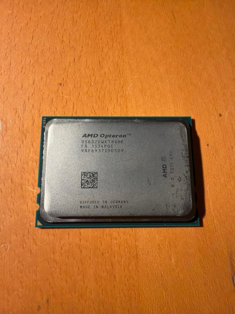 2x server AMD Opteron cpu OS6320WKT8GHK, Computers en Software, Processors, Ophalen of Verzenden, Gebruikt, 8-core